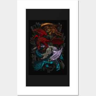 Elemental Dragons Posters and Art